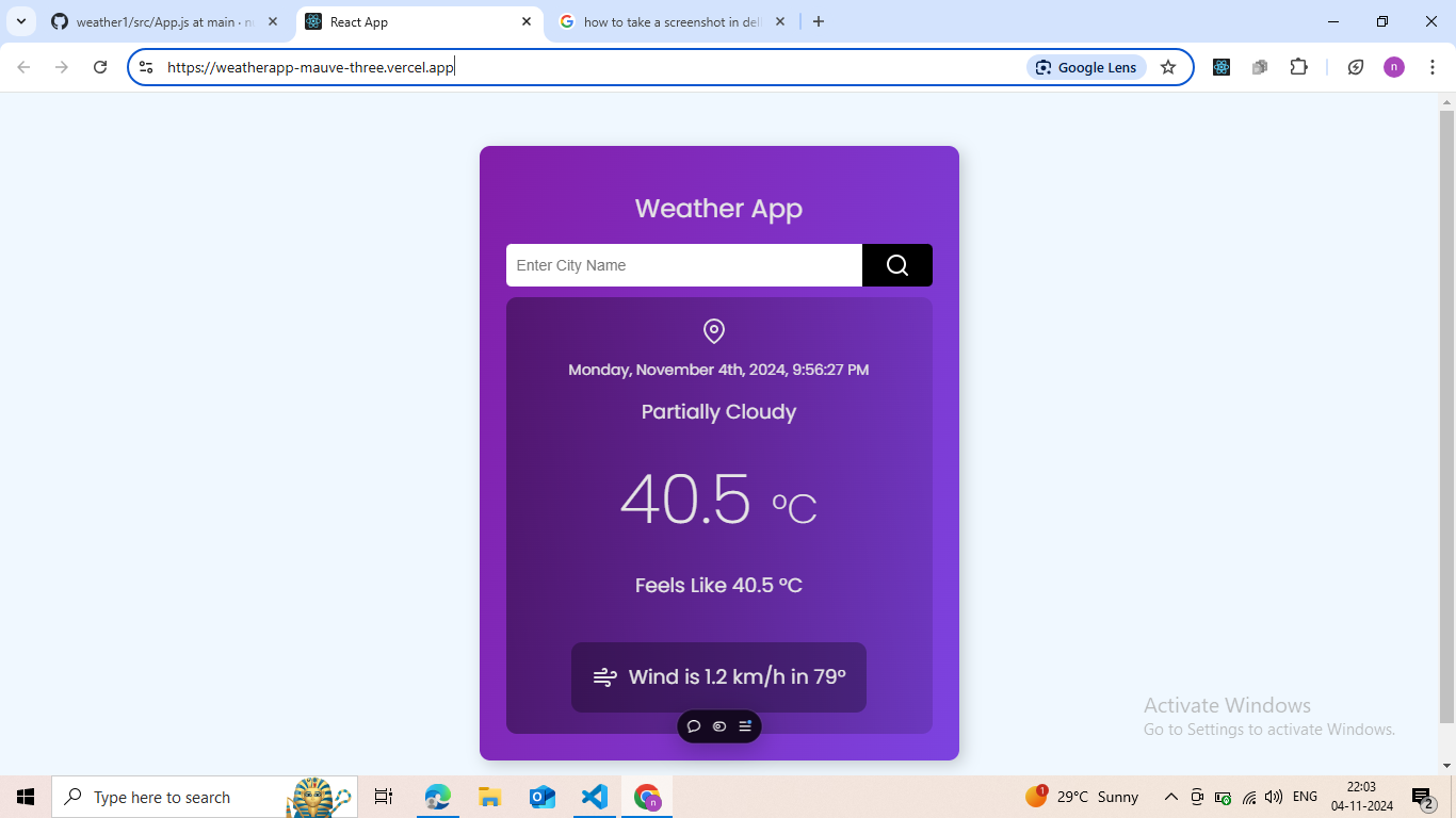Weather Application